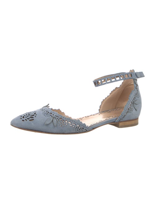 Marchesa Suede D'Orsay Flats