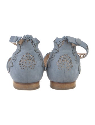 Marchesa Suede D'Orsay Flats