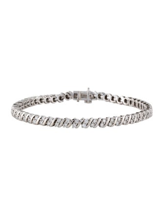 Marchesa 14K 2.55ctw Diamond Link Bracelet