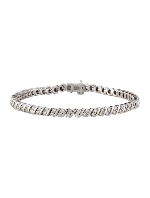 Marchesa 14K 2.55ctw Diamond Link Bracelet