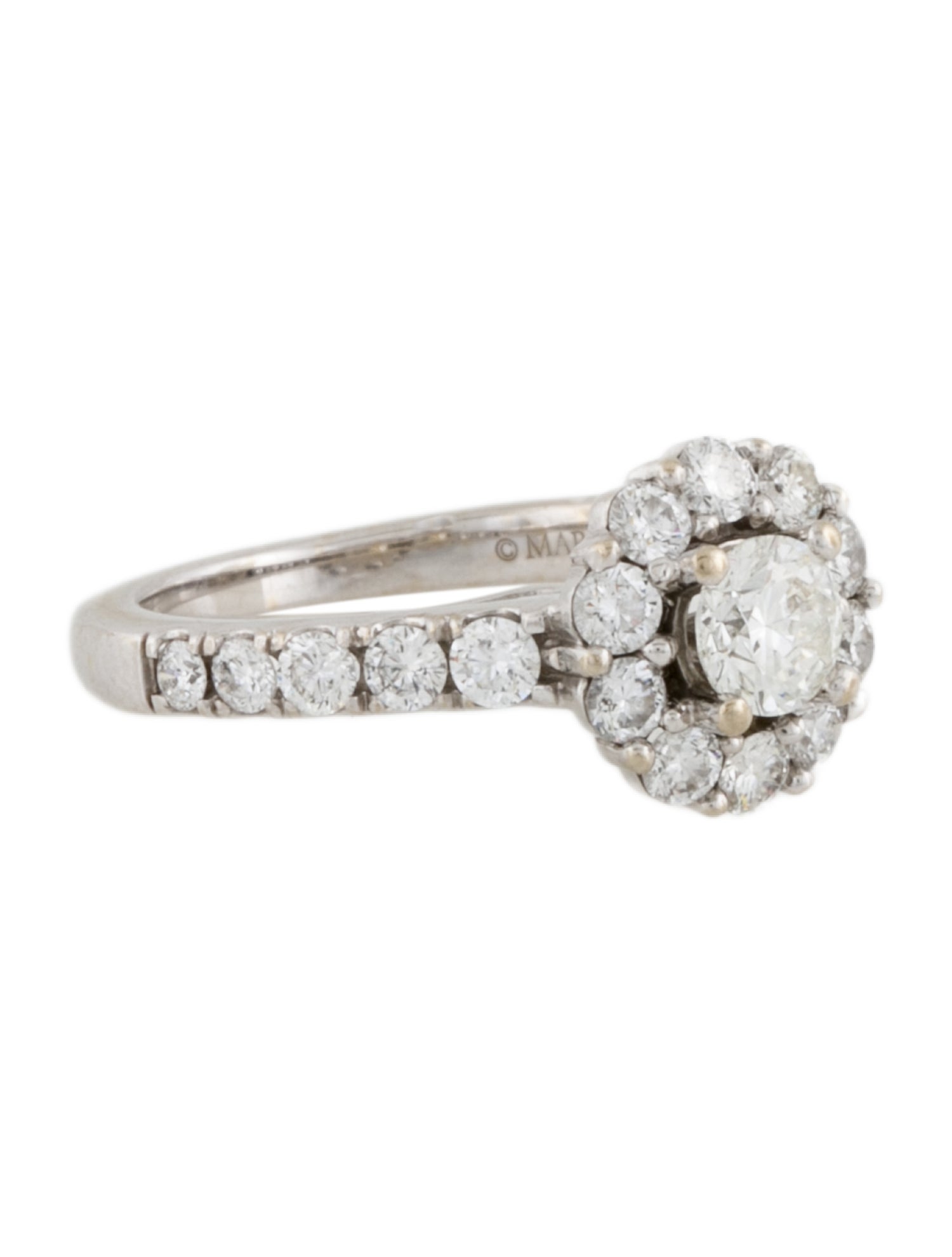 Marchesa 18K Diamond Engagement Ring