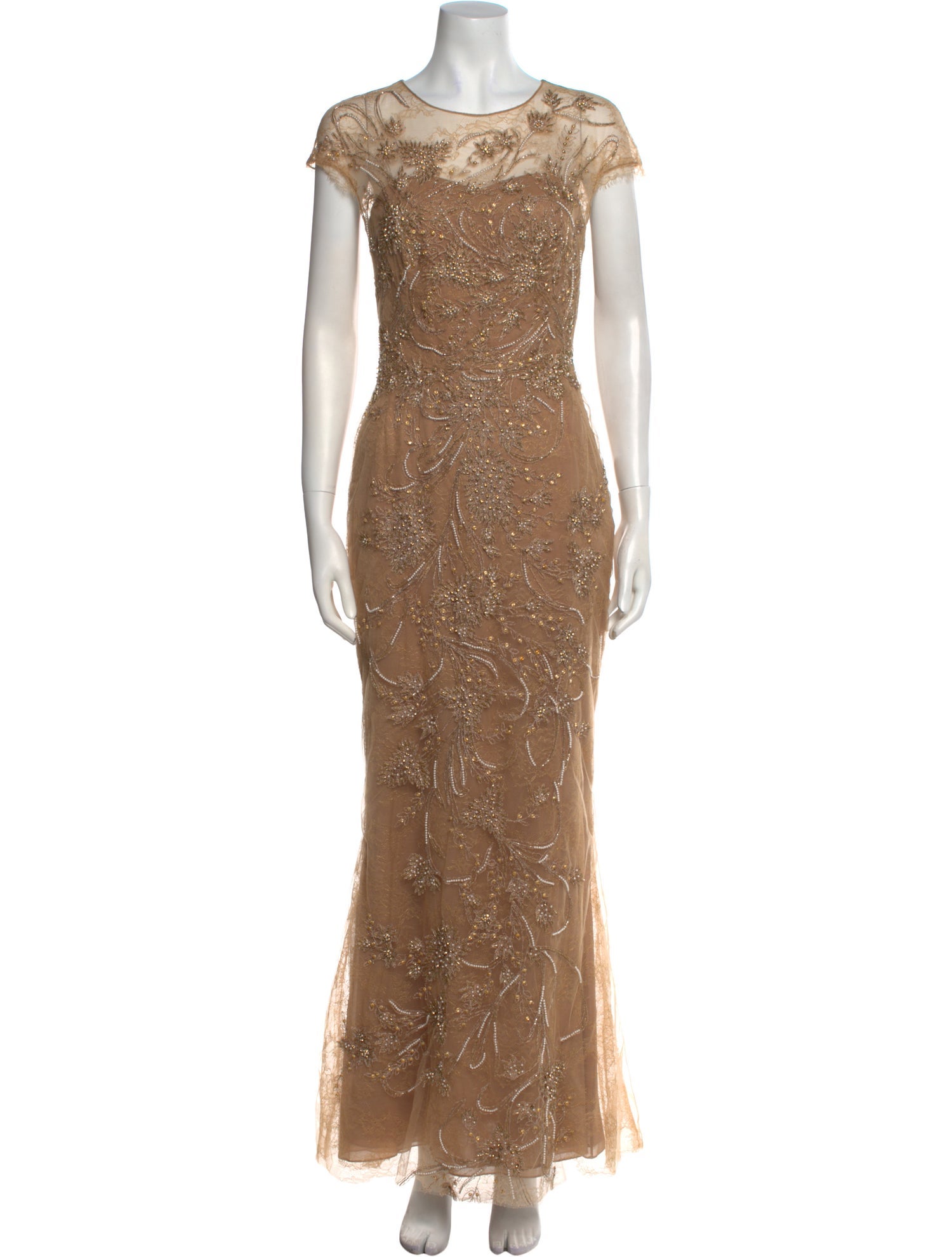 Marchesa Nylon Long Dress w/ Tags