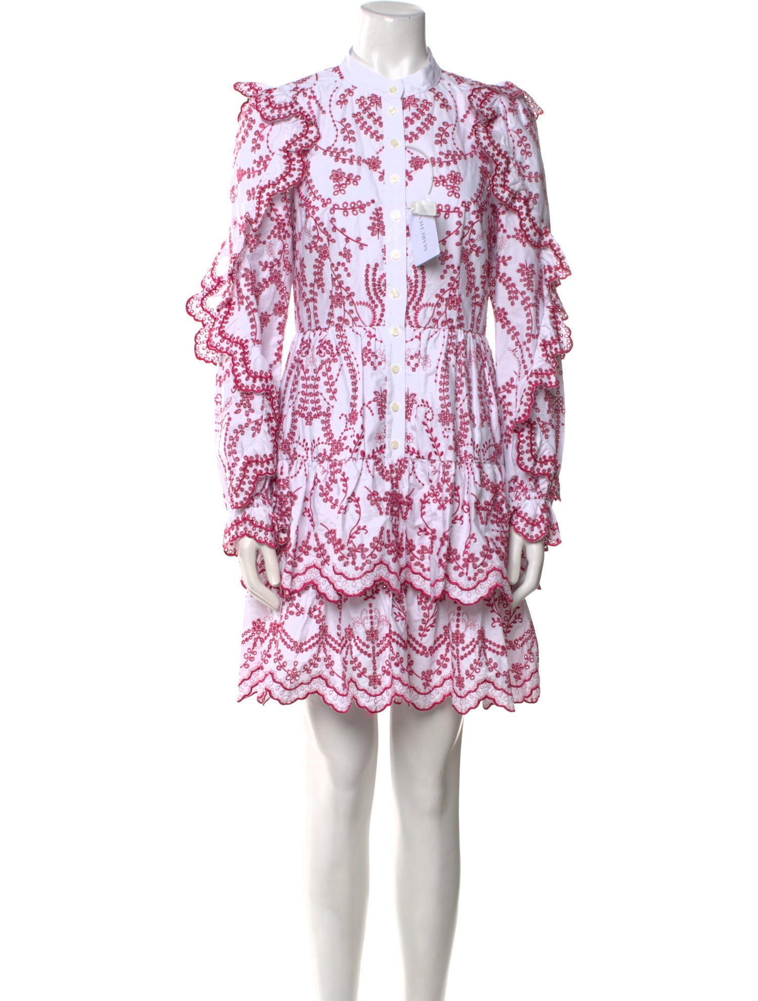 Marchesa Printed Mini Dress w/ Tags