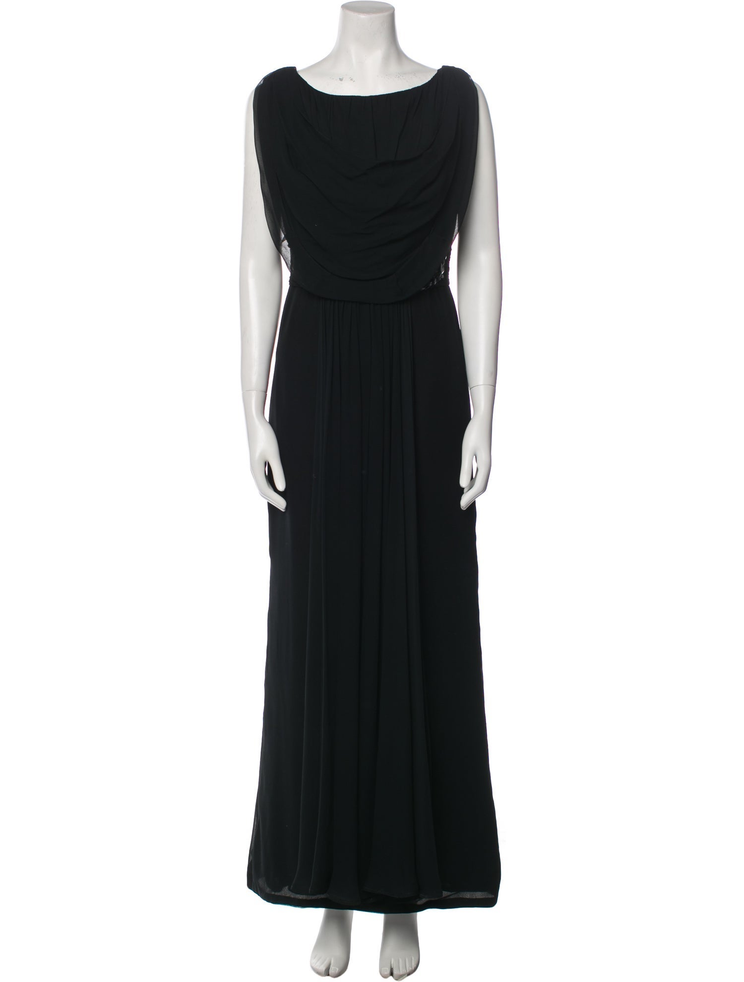Marchesa Silk Long Dress