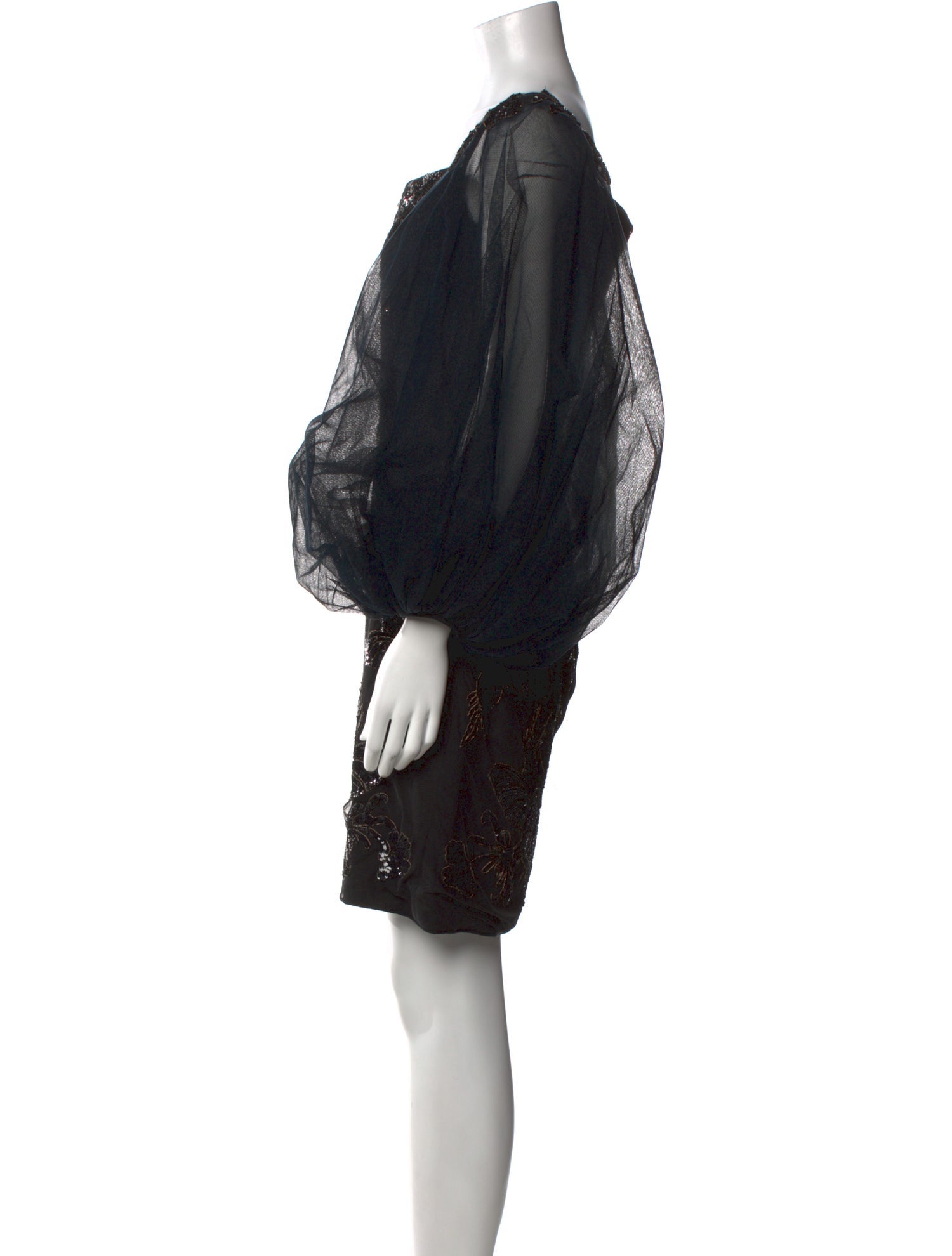 Marchesa Silk Mini Dress