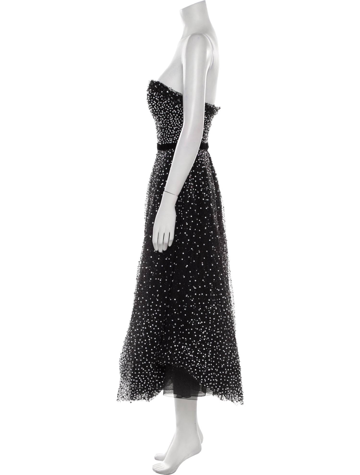 Marchesa Nylon Midi Length Dress