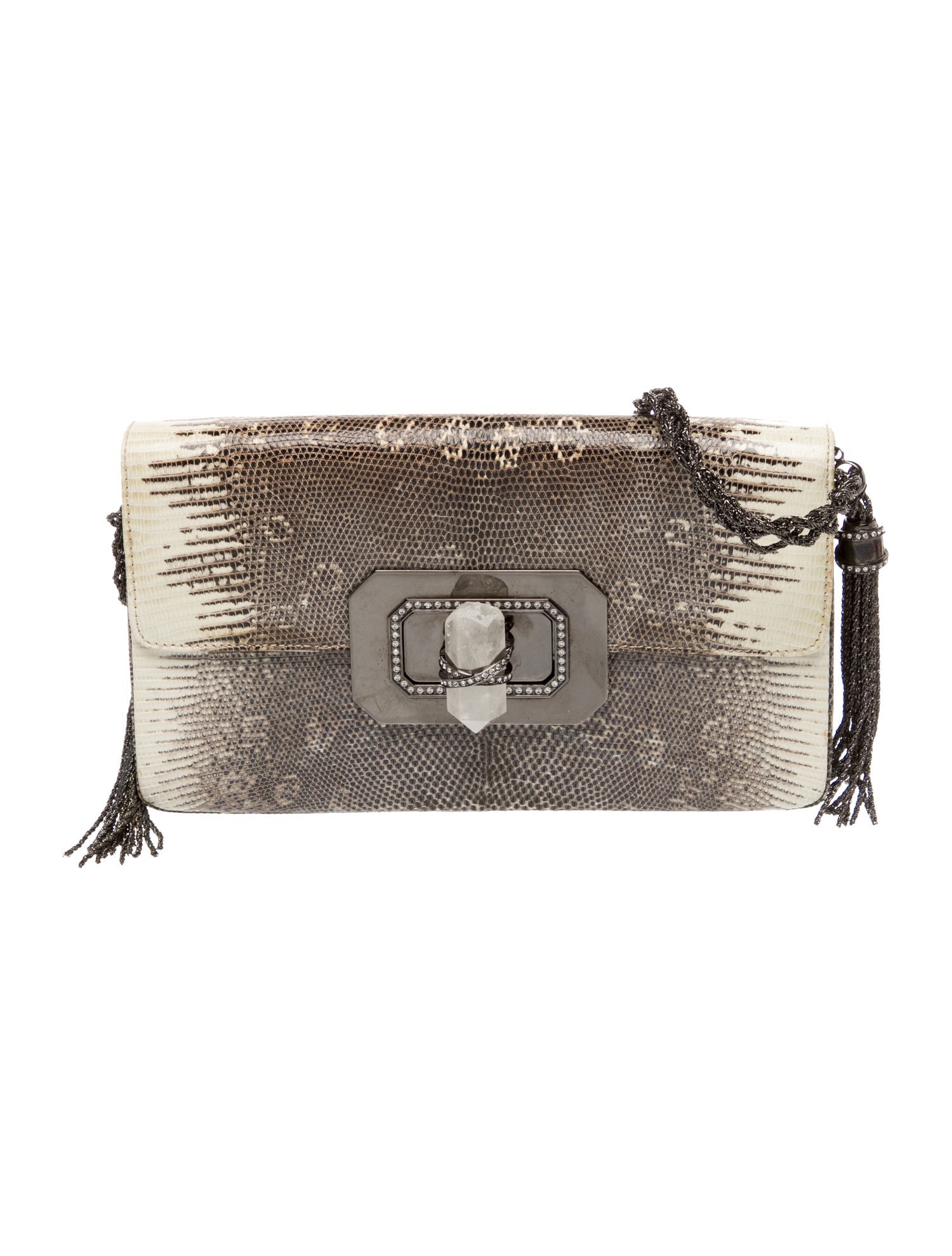 Marchesa Lizard Shoulder Bag