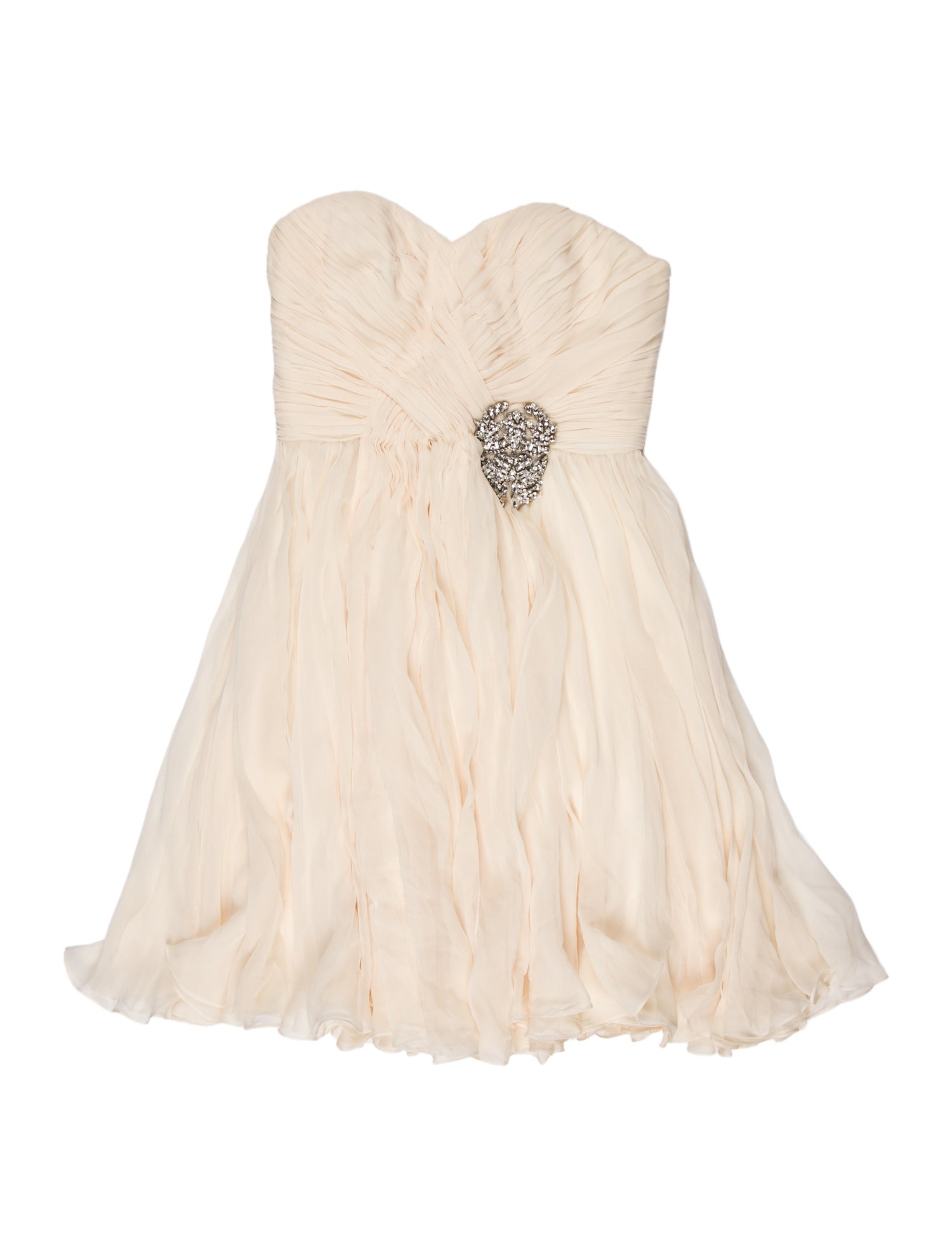 Marchesa Silk Mini Dress