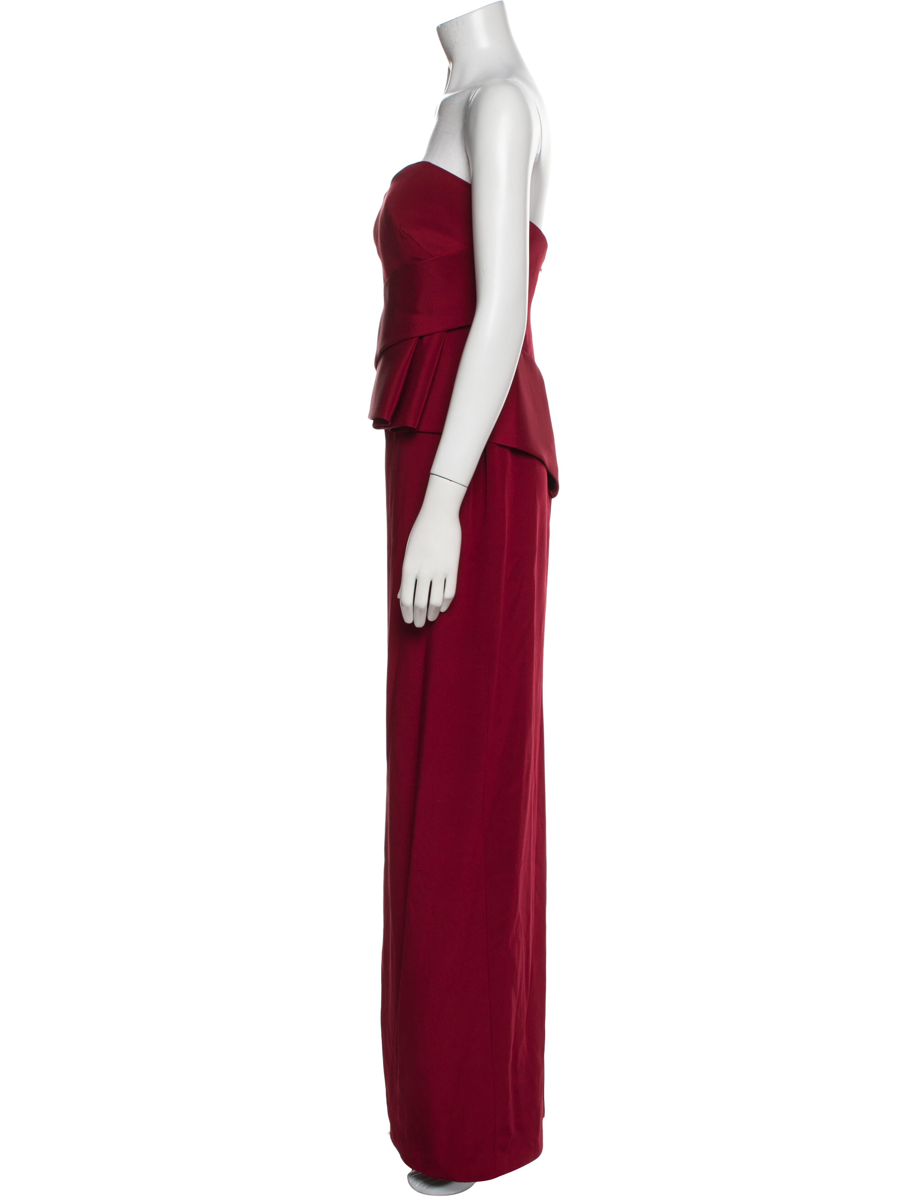 Marchesa Silk Long Dress