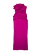 Marchesa Silk Long Dress