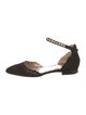 Marchesa Suede Scalloped Accent D'Orsay Flats