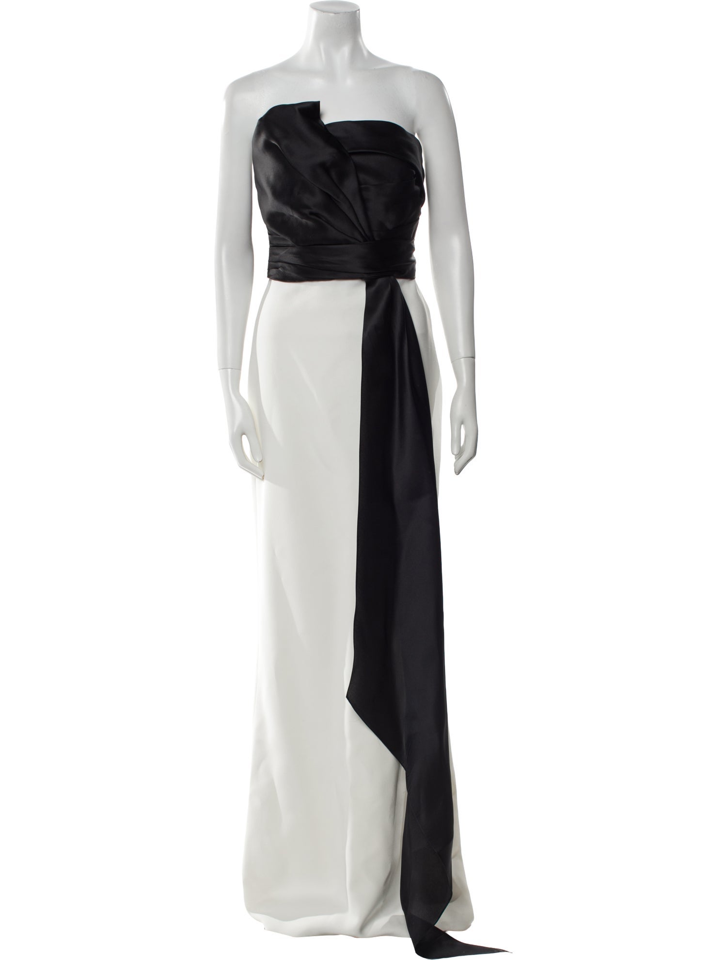 Marchesa Silk Long Dress