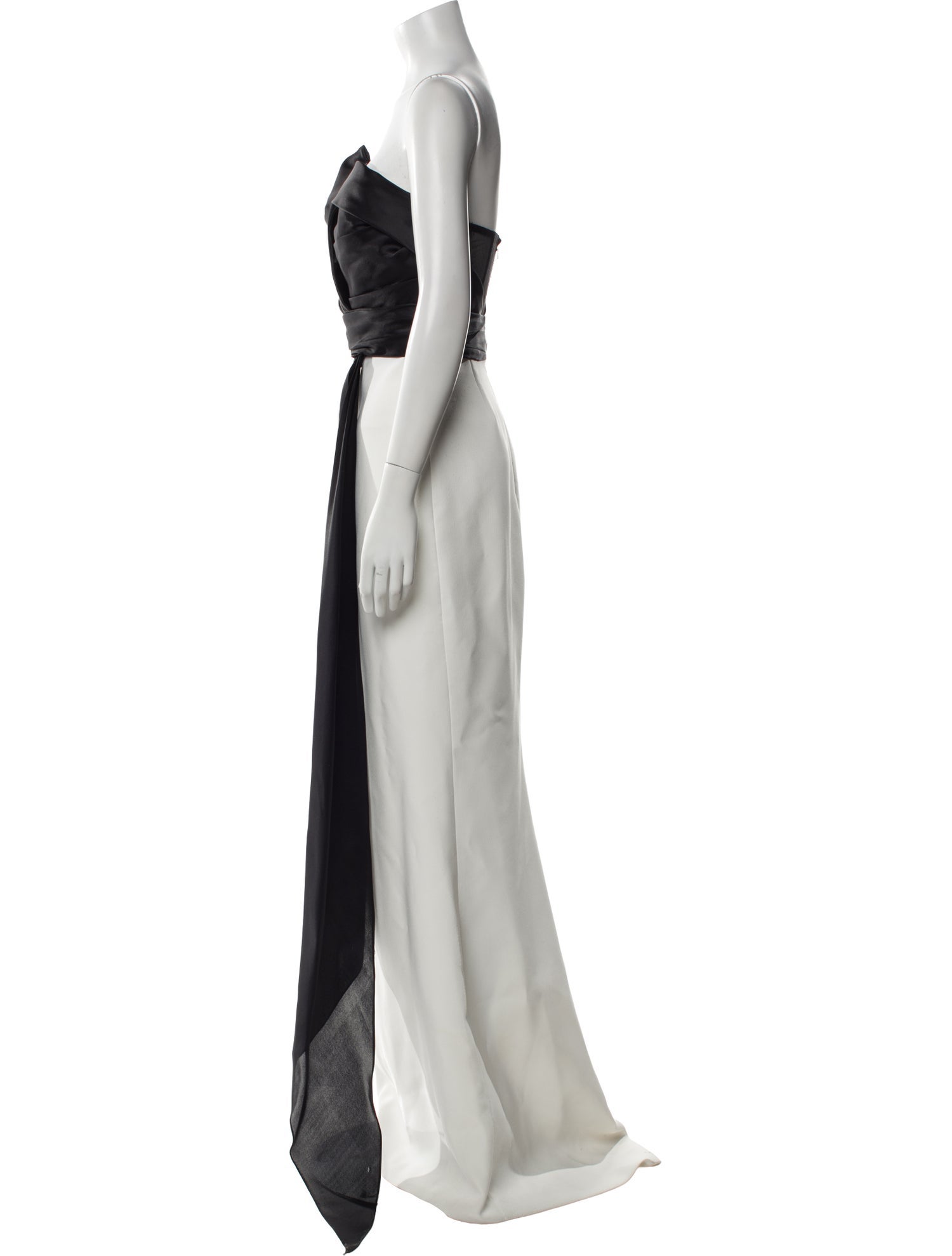 Marchesa Silk Long Dress