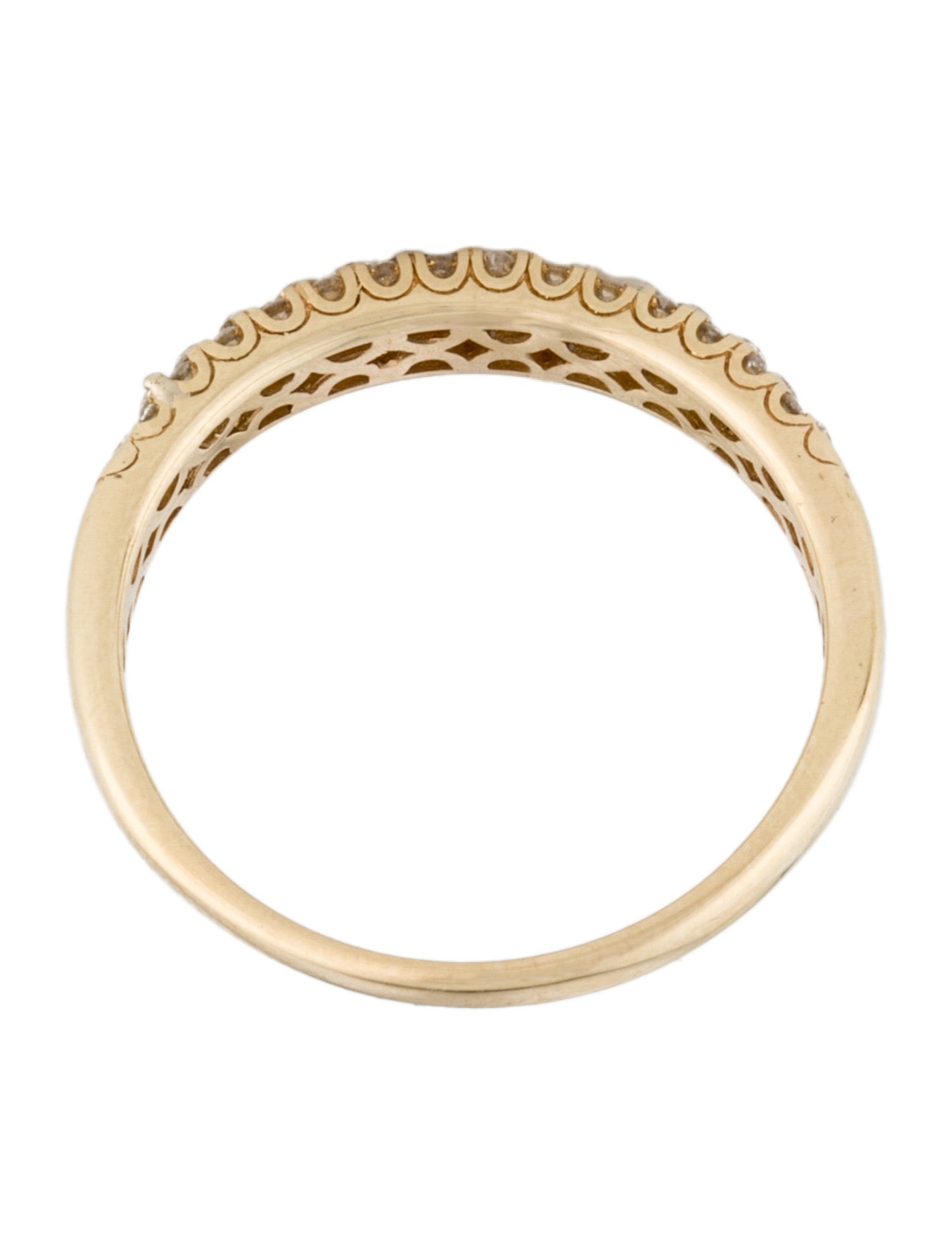 Marchesa 14K Diamond Pave Band Ring