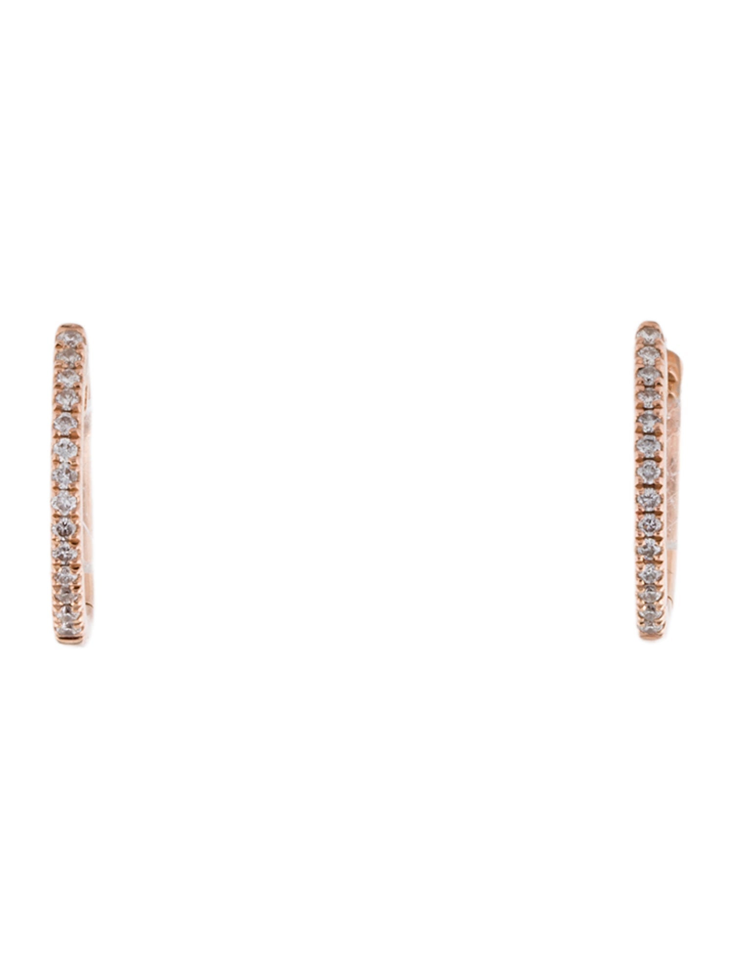 Marchesa 14K Diamond Huggie Earrings