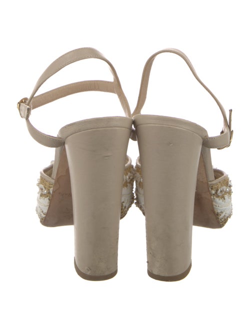 Marchesa Leather Patterned Pumps