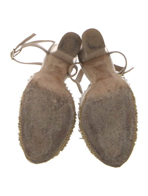 Marchesa Leather Patterned Pumps