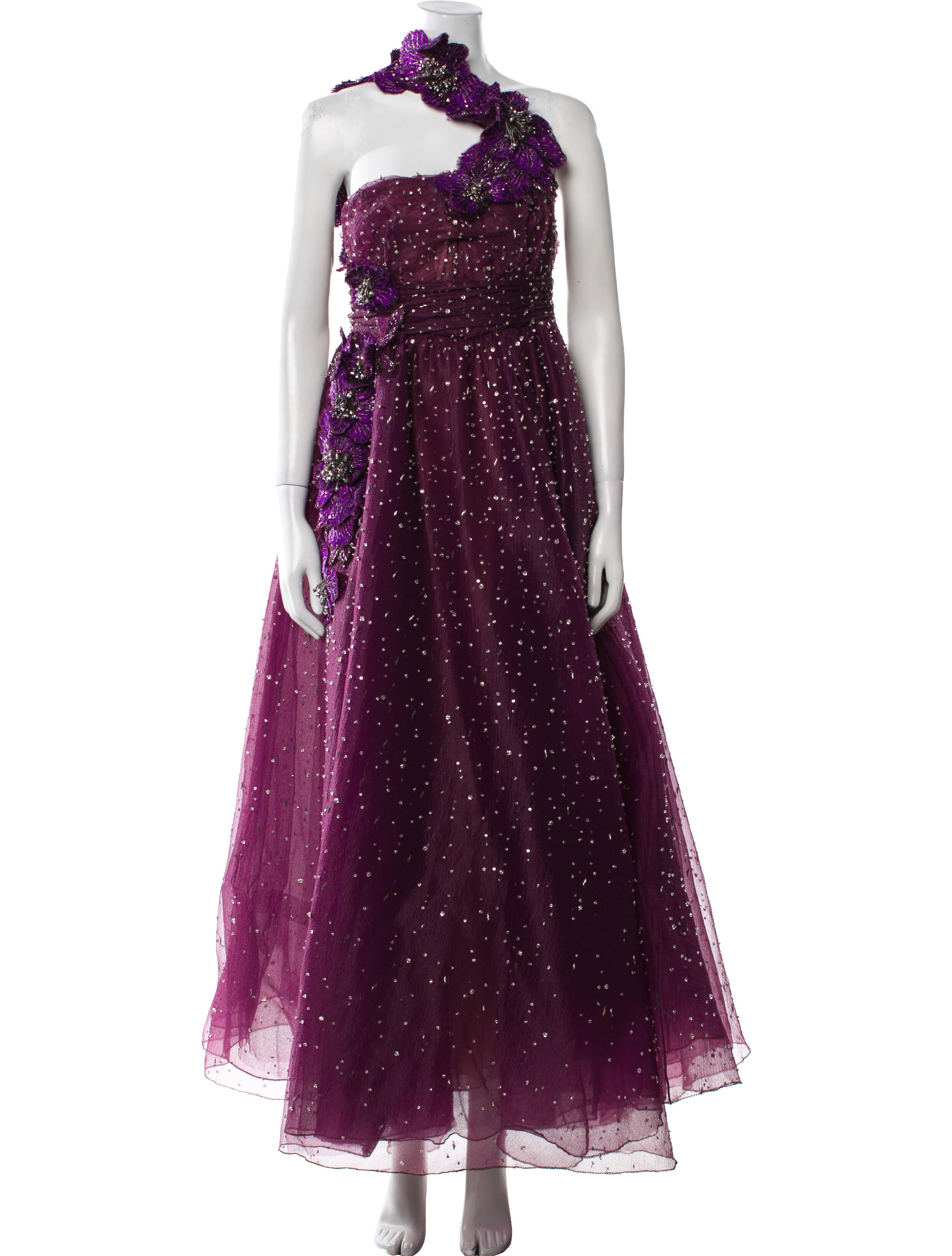 Marchesa Strapless Long Dress