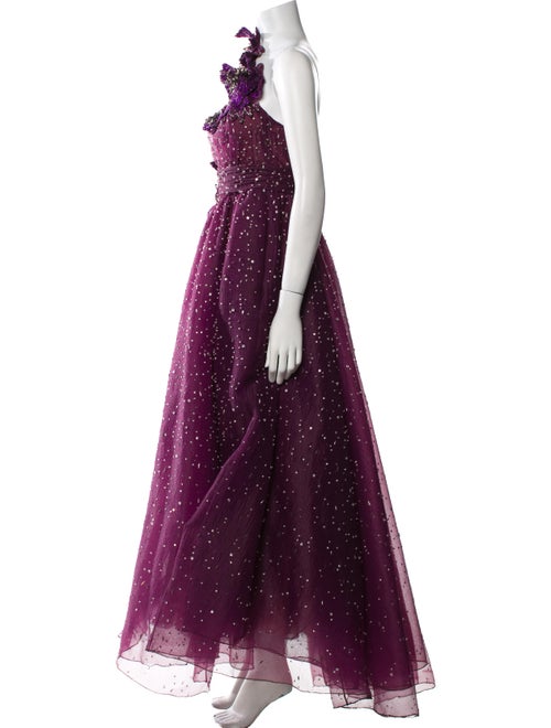 Marchesa Strapless Long Dress