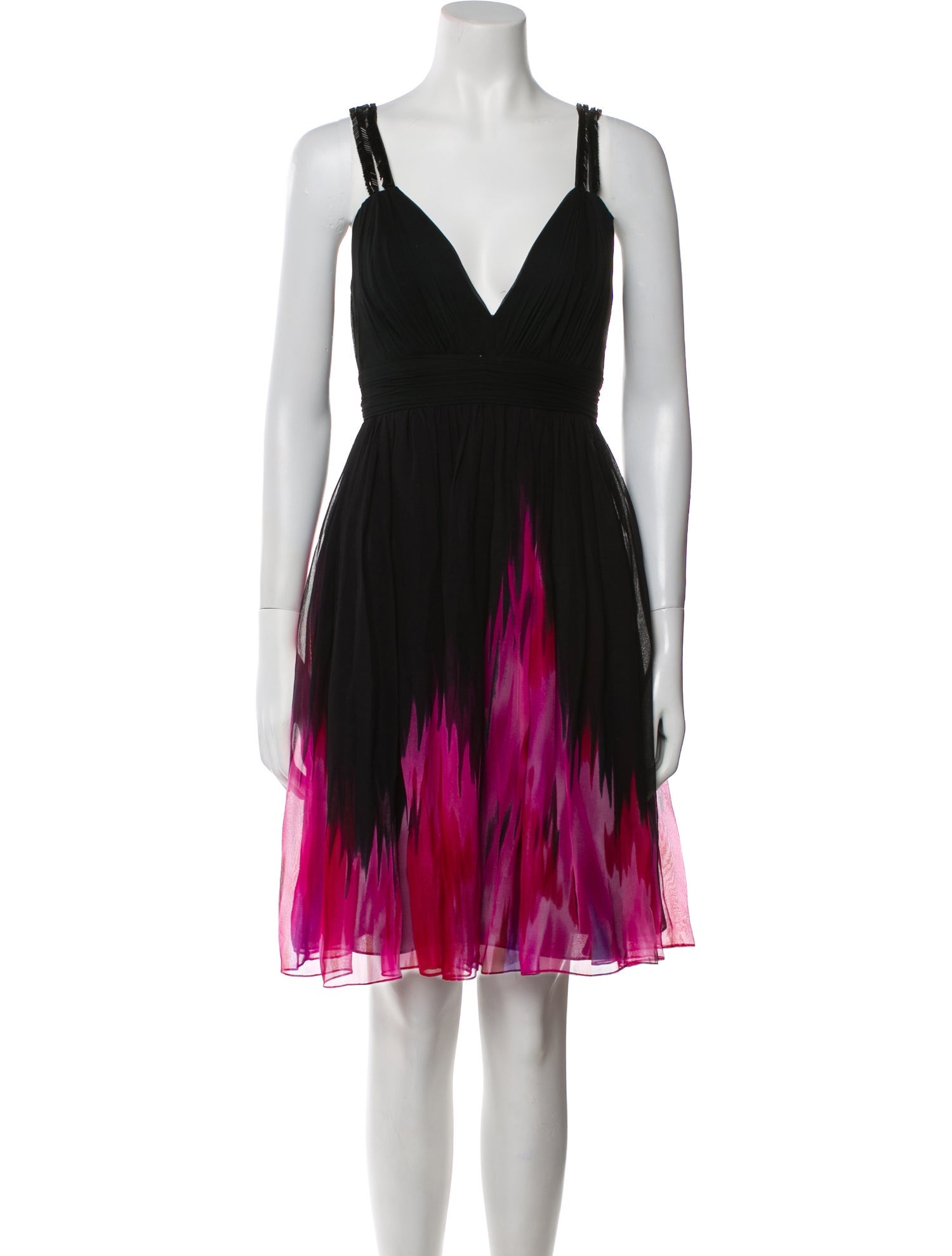 Marchesa Silk Mini Dress