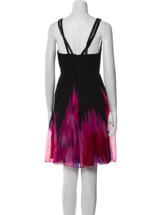 Marchesa Silk Mini Dress