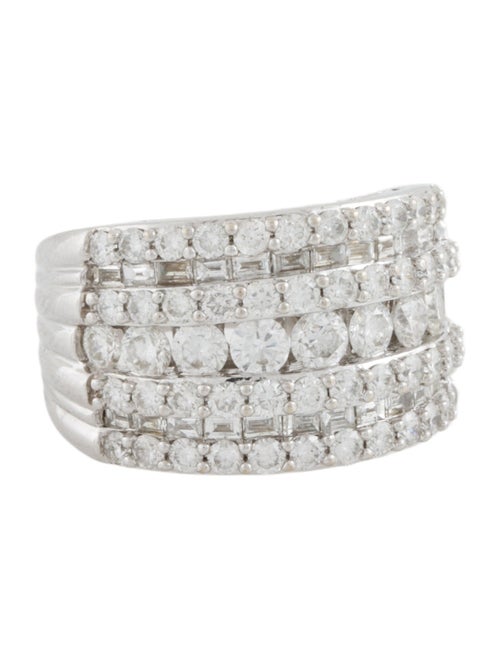 Marchesa 14K 2.93ctw Diamond Wide Band