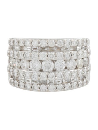 Marchesa 14K 2.93ctw Diamond Wide Band