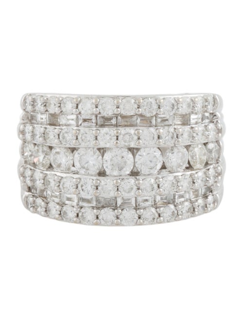 Marchesa 14K 2.93ctw Diamond Wide Band