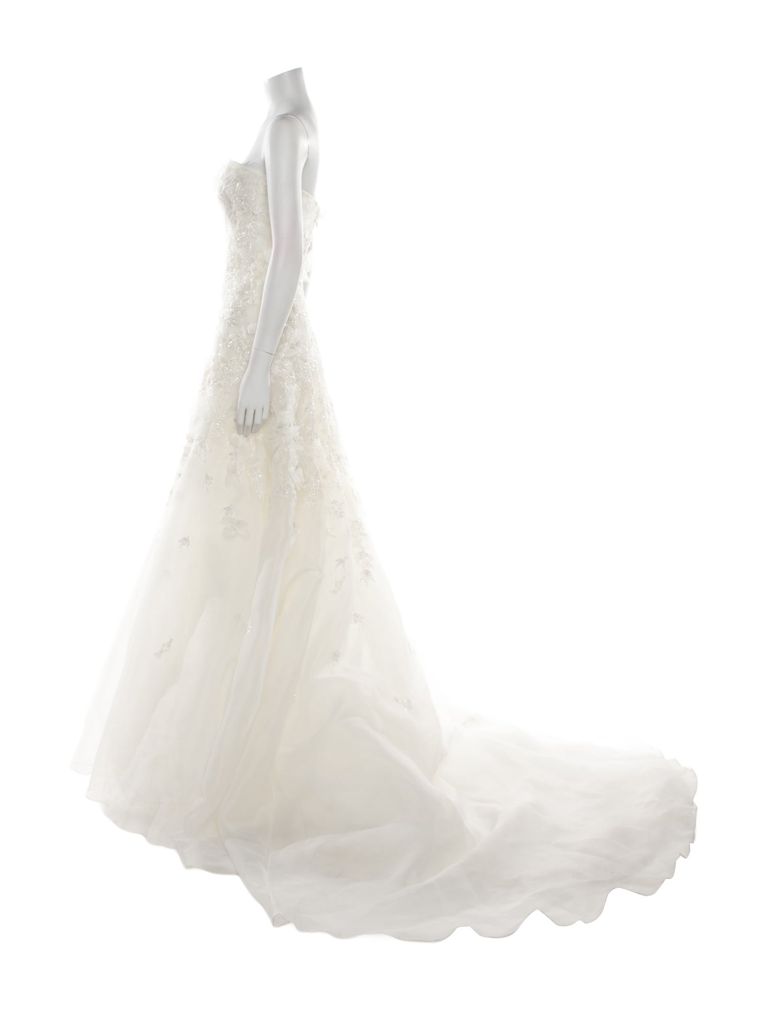 Marchesa Strapless Long Dress