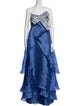 Marchesa Silk Long Dress