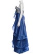 Marchesa Silk Long Dress