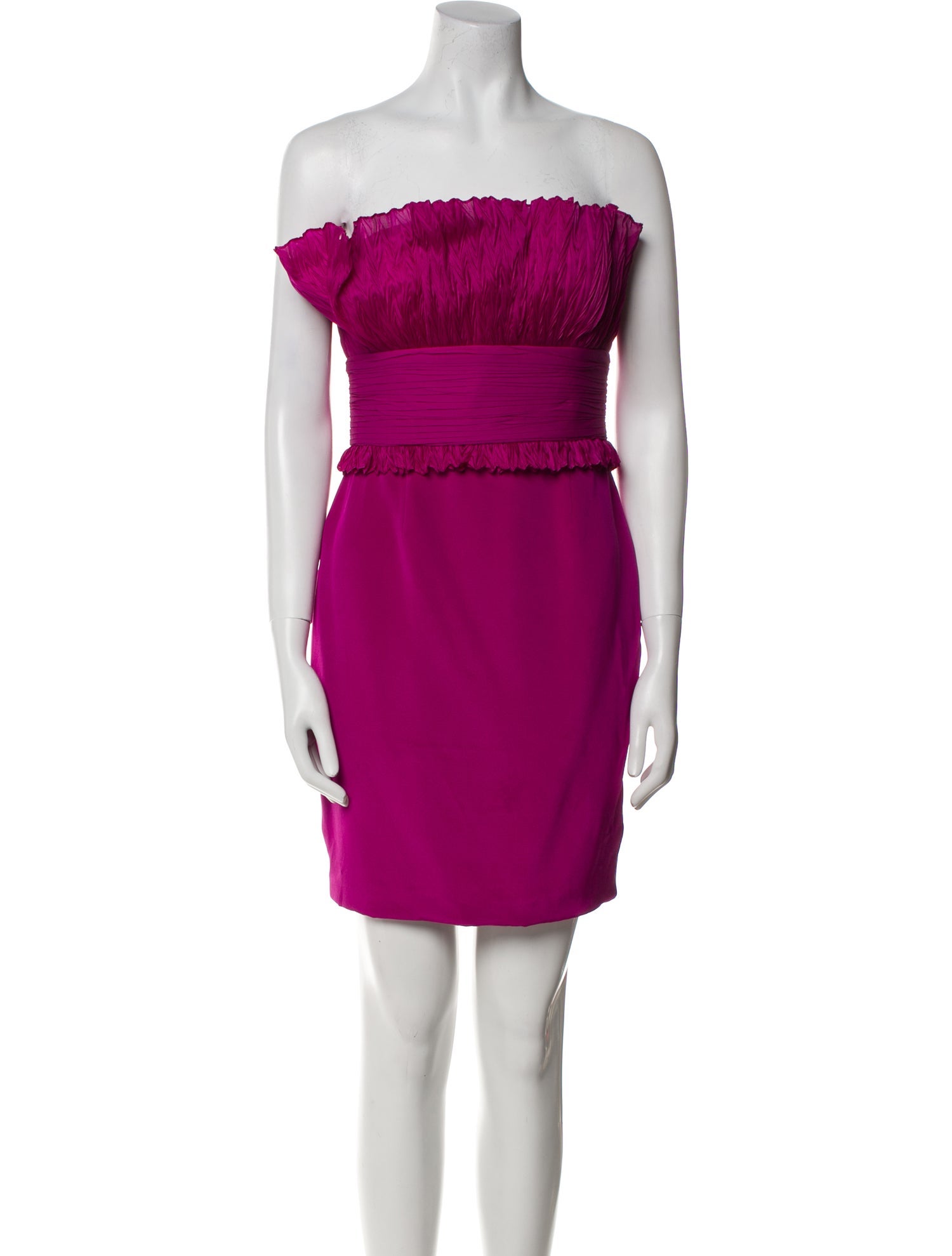 Marchesa Silk Mini Dress