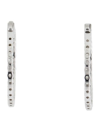 Marchesa 14K 1.96ctw Diamond Inside-Out Hoop Earrings