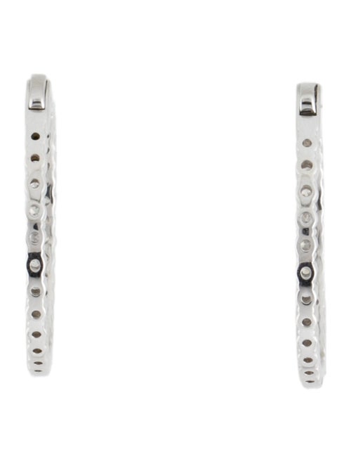 Marchesa 14K 1.96ctw Diamond Inside-Out Hoop Earrings