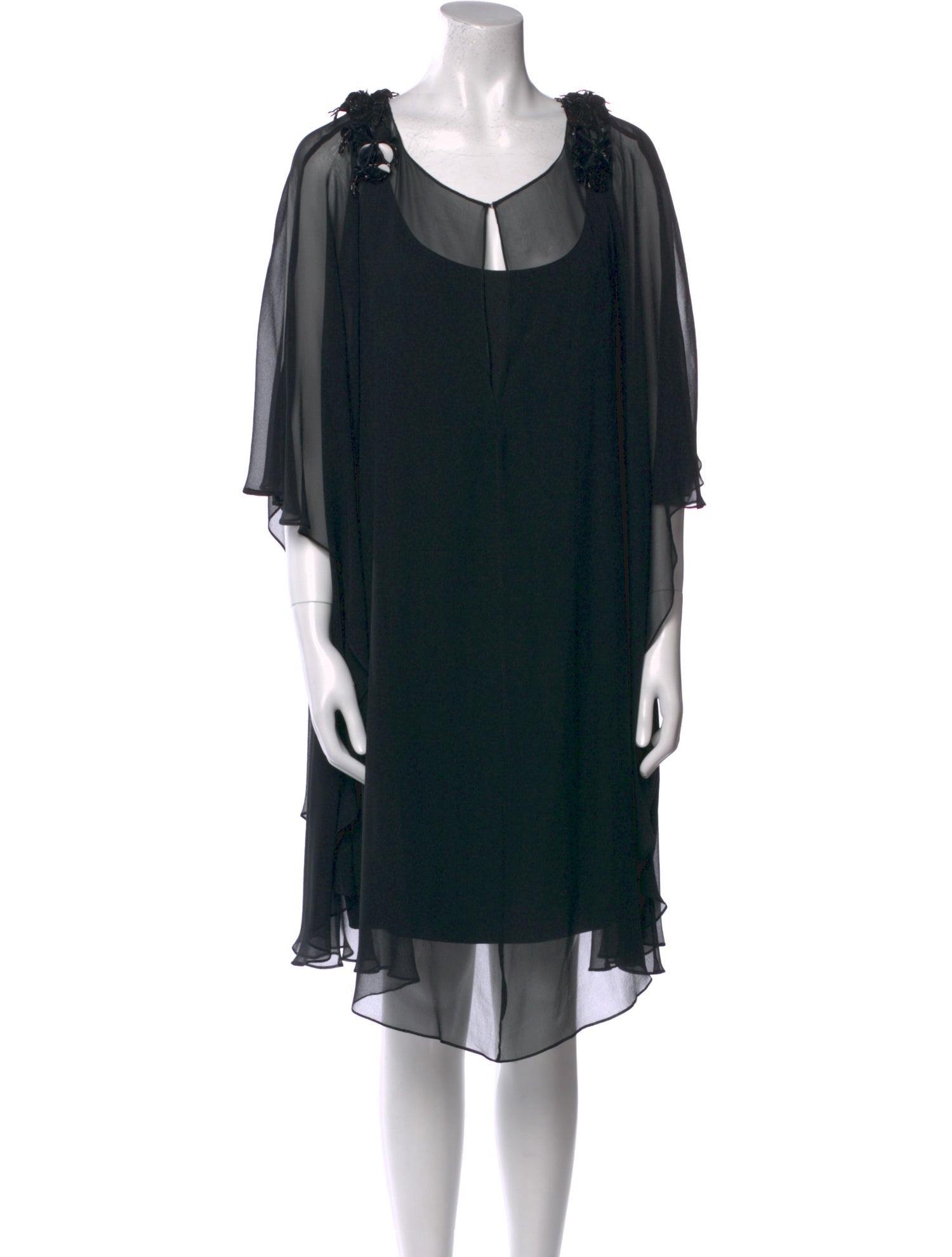 Marchesa Silk Mini Dress