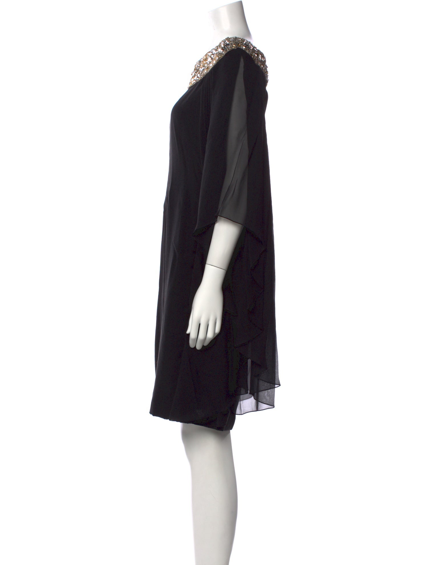 Marchesa Silk Mini Dress