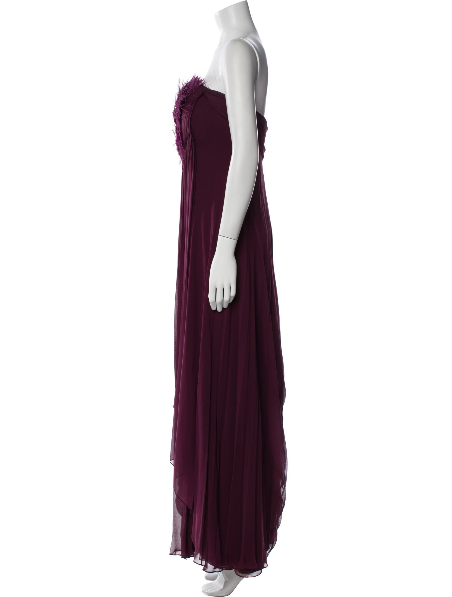 Marchesa Silk Midi Length Dress
