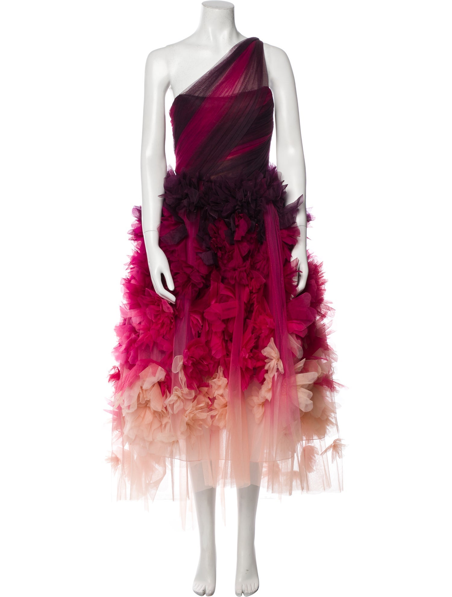 Marchesa Nylon Long Dress w/ Tags