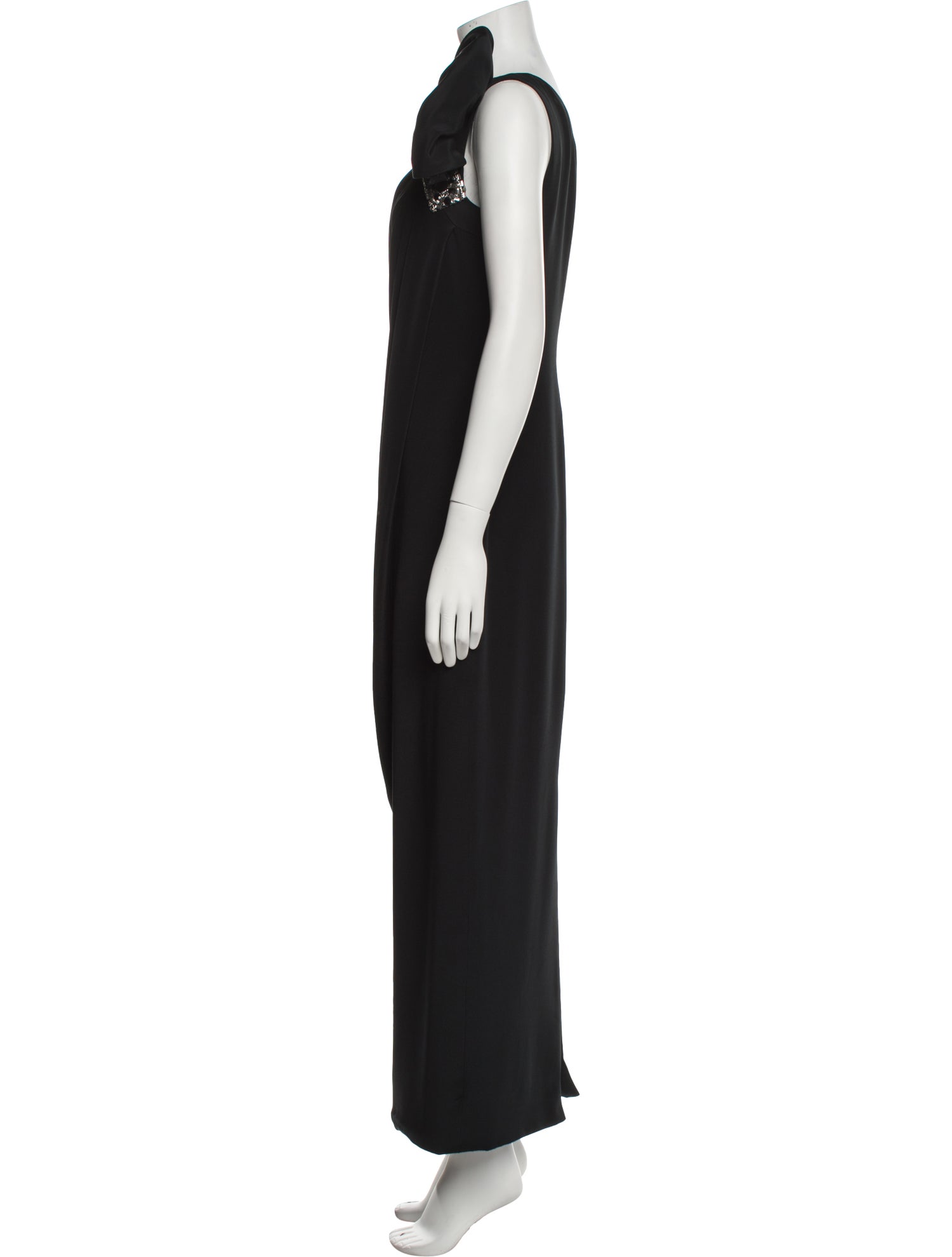 Marchesa Silk Long Dress