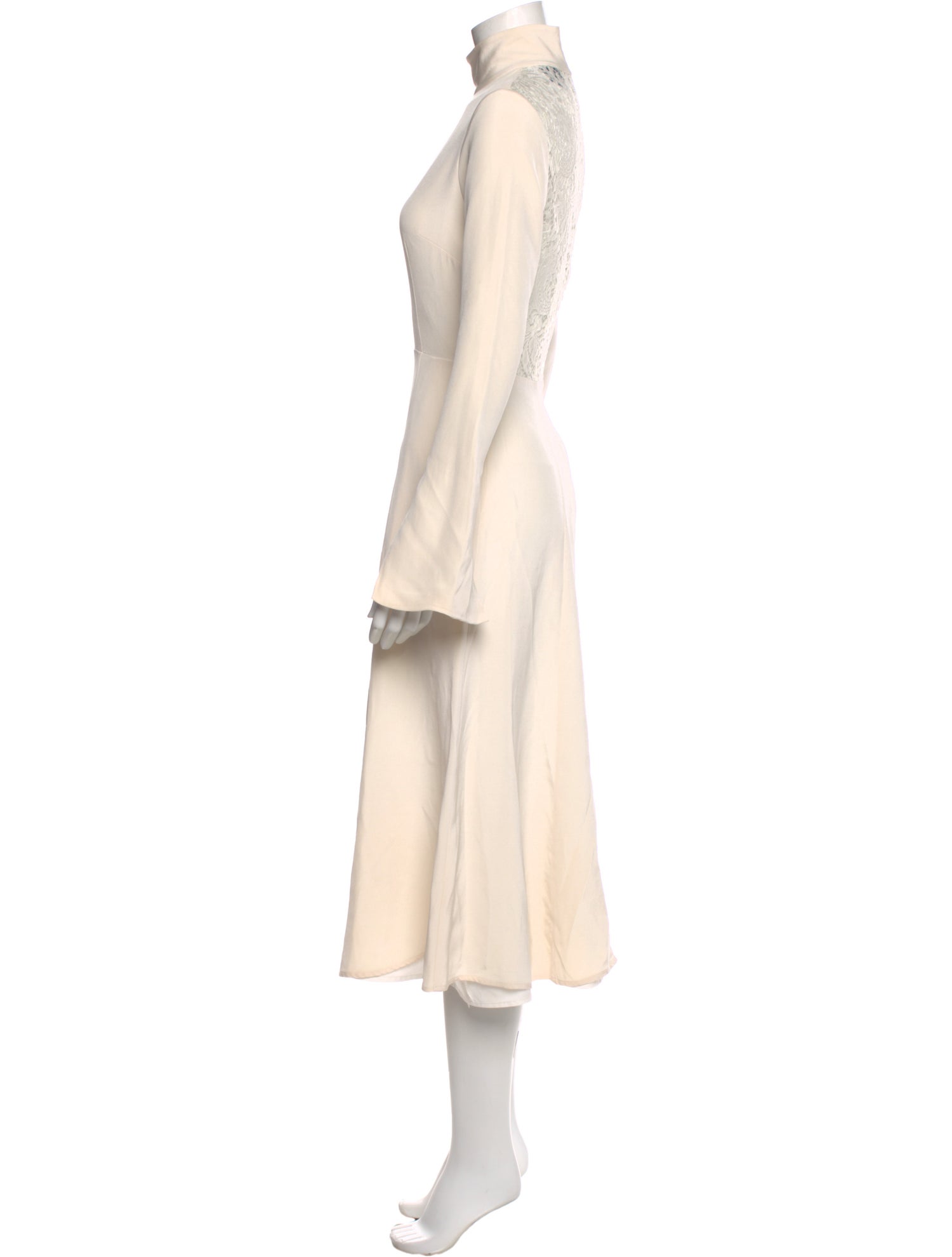 Macgraw Silk Midi Length Dress