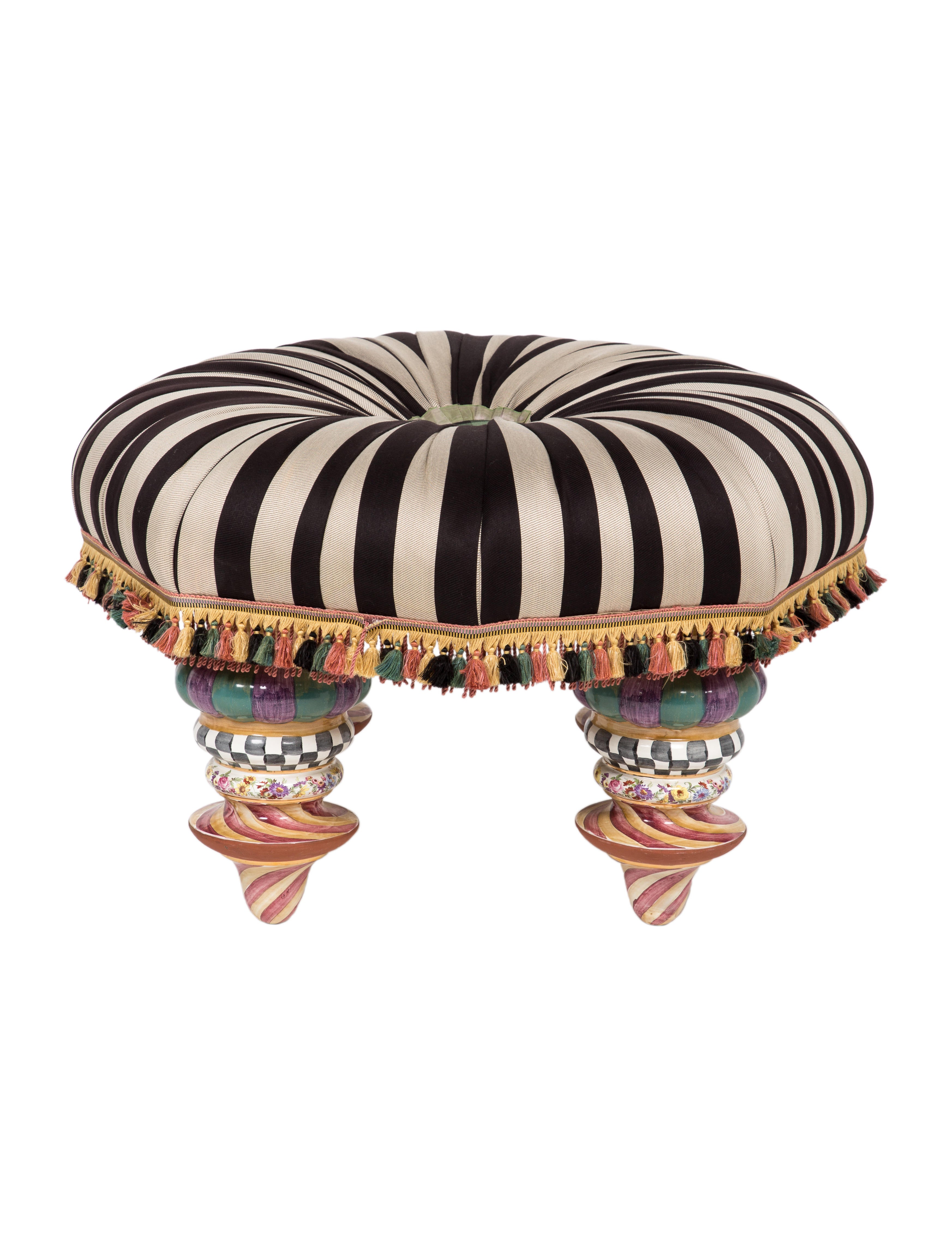 mackenzie childs ottoman