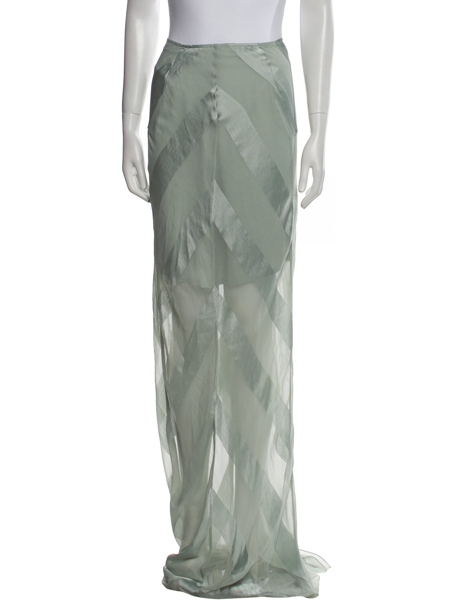 Madiyah Al Sharqi Ruffle Embellishment Long Skirt