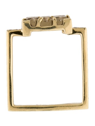 Madstone 18K Diamond and Prasiolite Ring