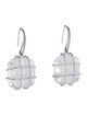 Madstone 18K Diamond and Quartz Drop Earrings