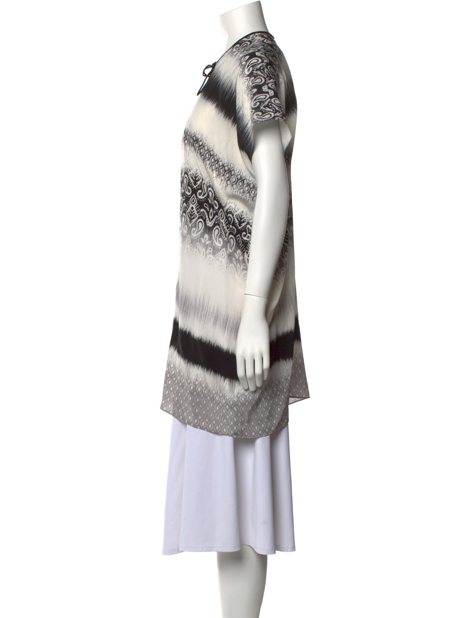 Marie France Van Damme Silk Mini Dress