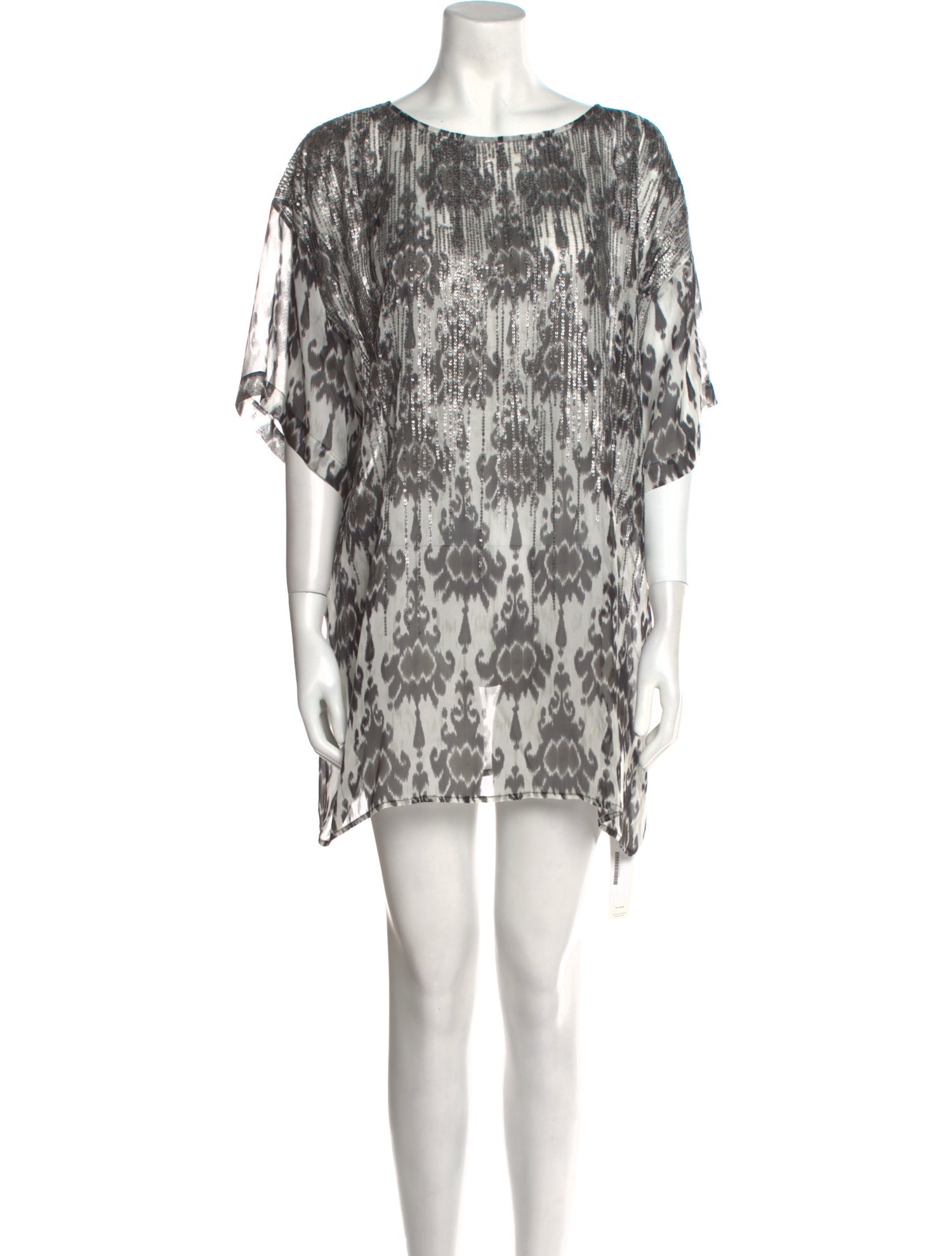 Marie France Van Damme Silk Printed Tunic