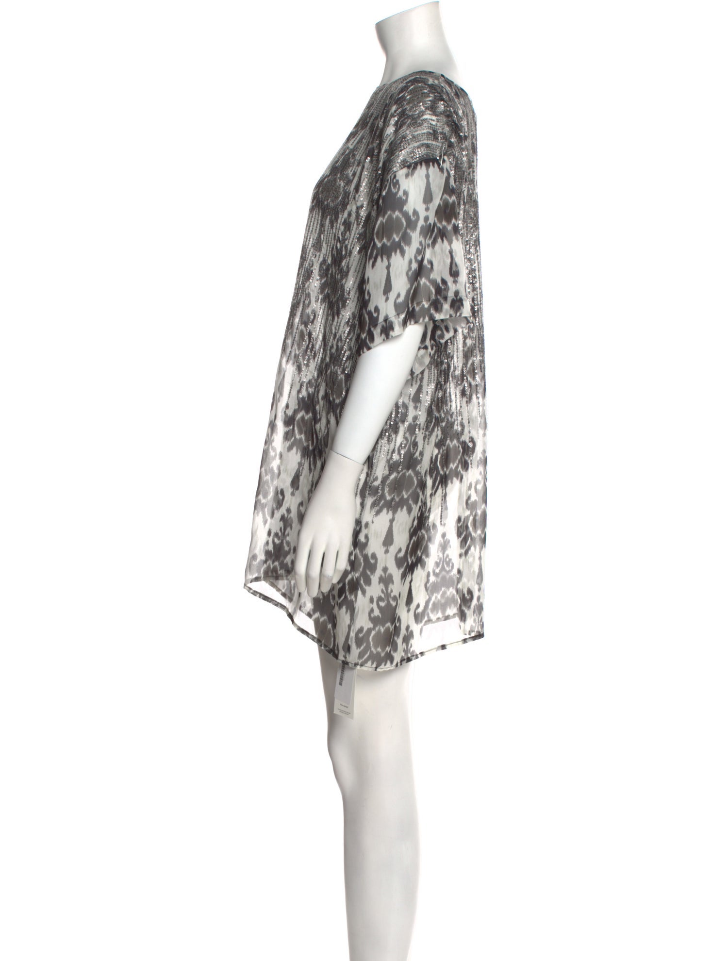 Marie France Van Damme Silk Printed Tunic