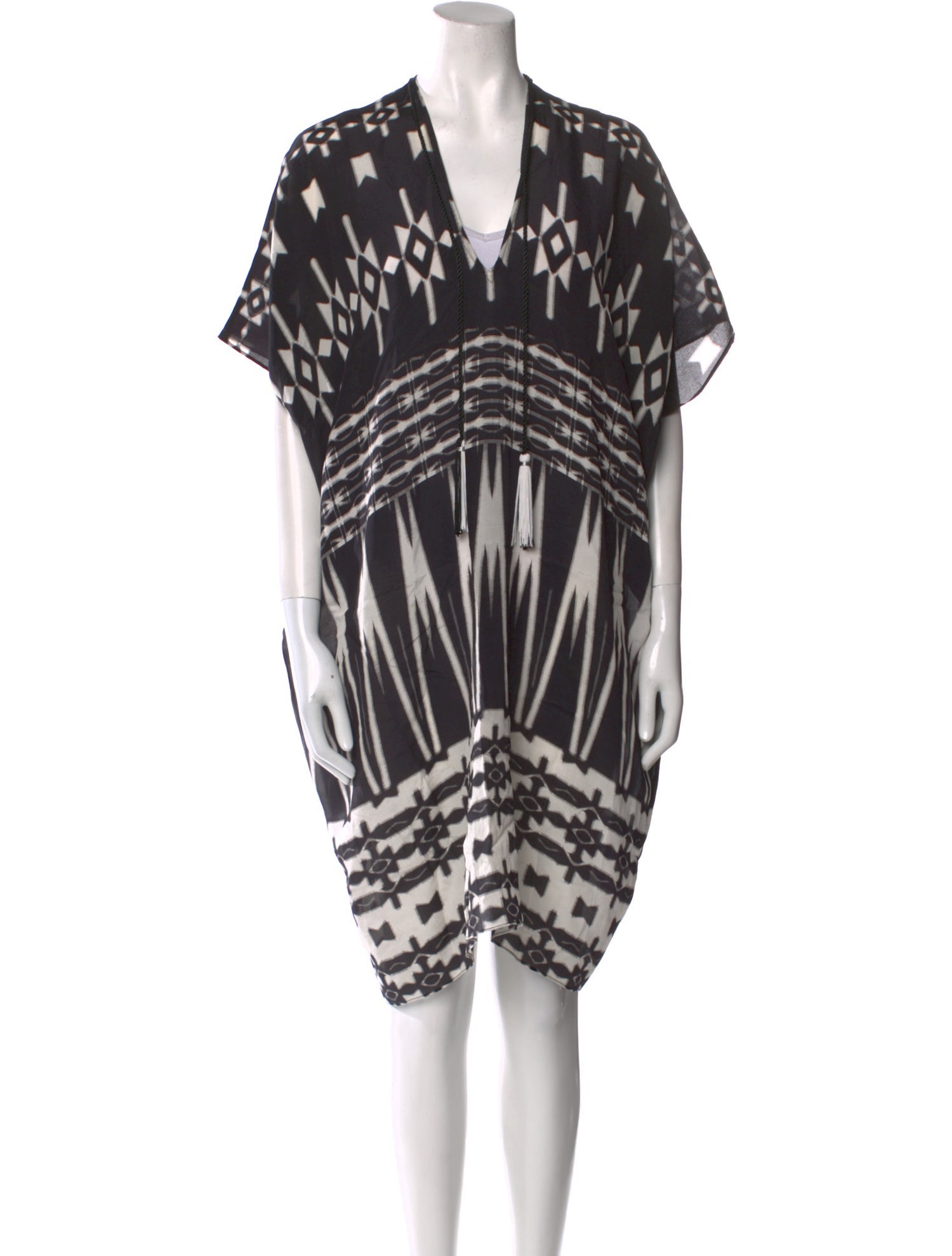 Marie France Van Damme Silk Knee-Length Dress