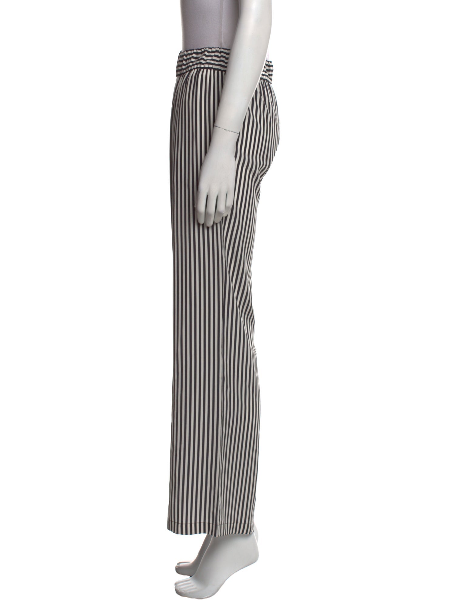 Marie France Van Damme Silk Wide Leg Pants