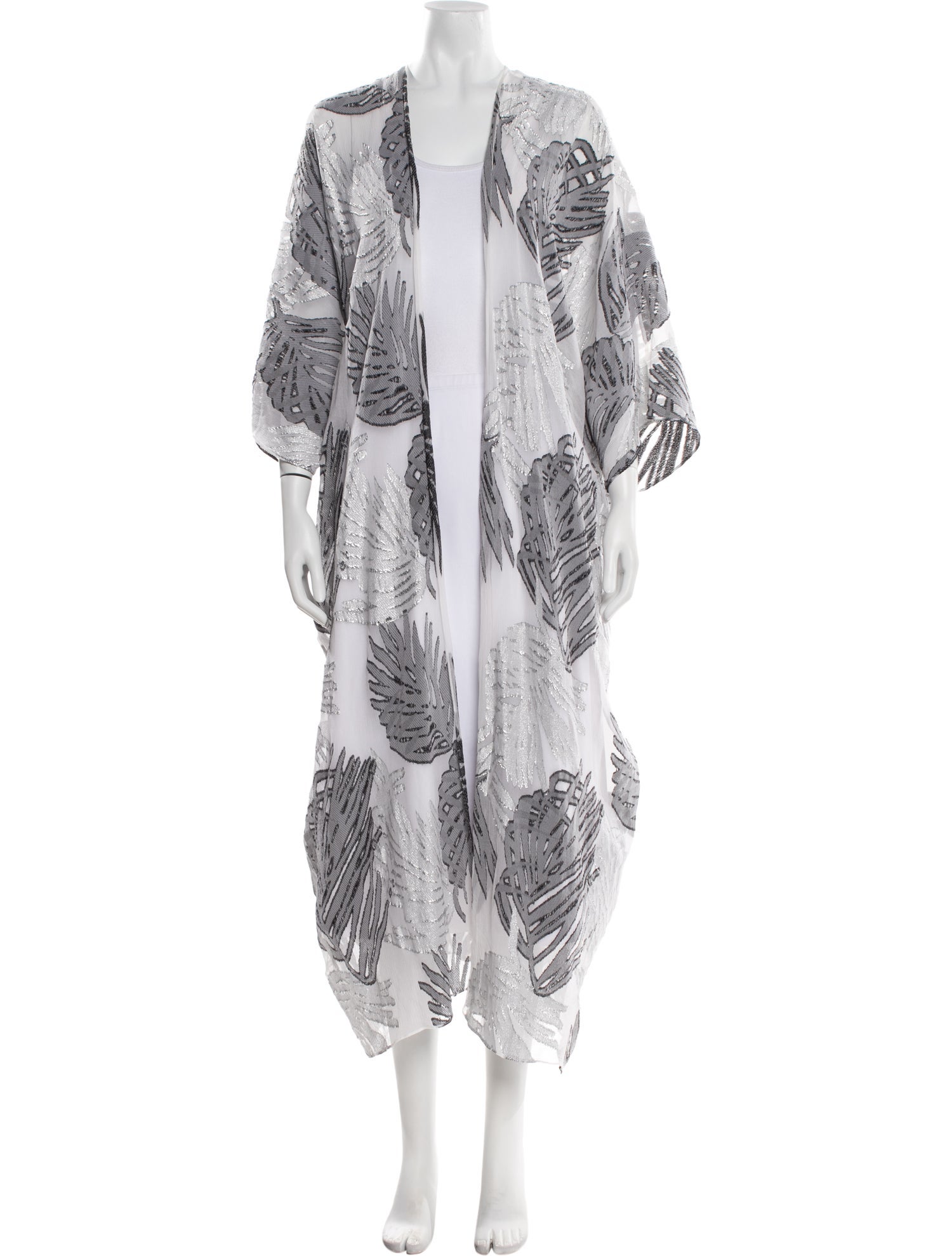 Marie France Van Damme Printed Robe
